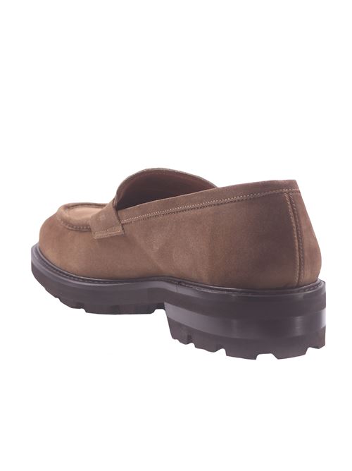 leather loafers CALCE | X2097MACFOX CASTORO